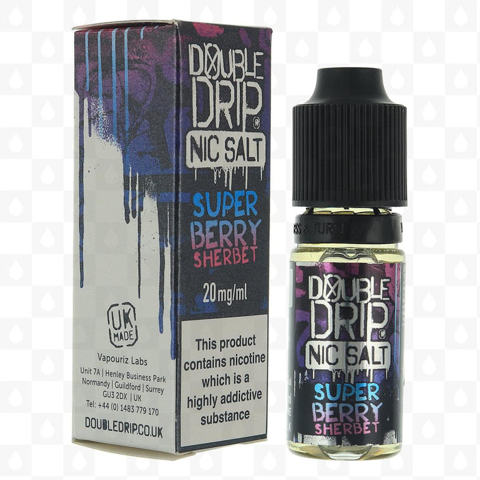 Double Drip - Nic Salt - Super Berry Sherbet - 10ml