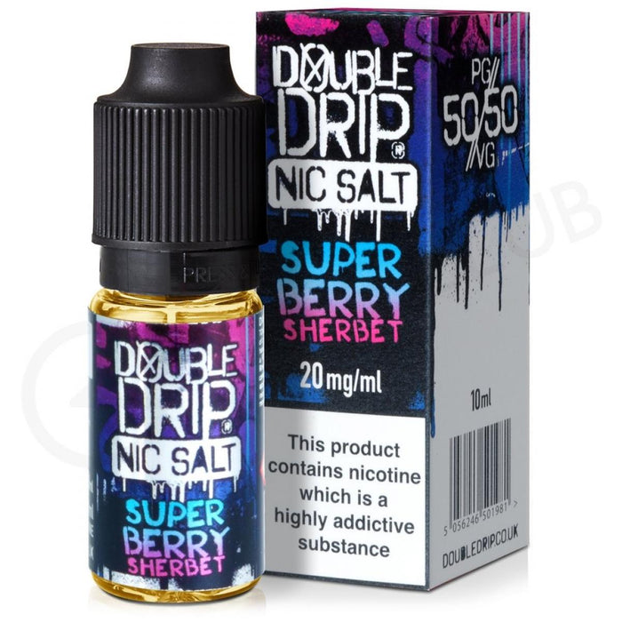 Double Drip - Nic Salt - Super Berry Sherbet - 10ml