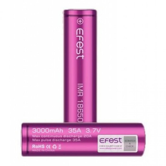 Efest IMR 35A Flat Top Battery - 18650 - 3000mAh