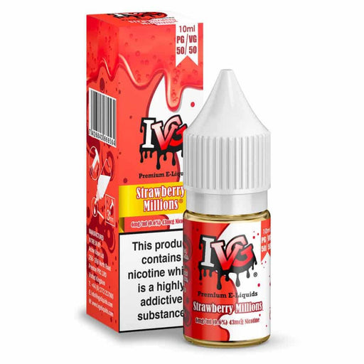 IVG 50/50 Series Strawberry Millions 18mg 10ml