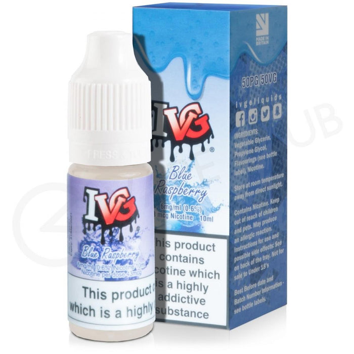 IVG E-Liquid Blue Raspberry 6mg 10ml