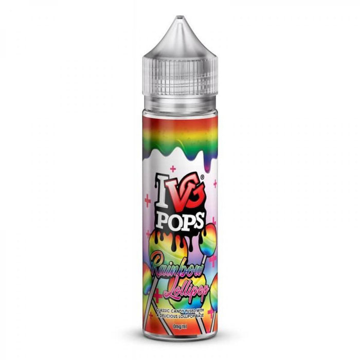 IVG E-Liquid Pops Rainbow Lollipop 0mg 50ml