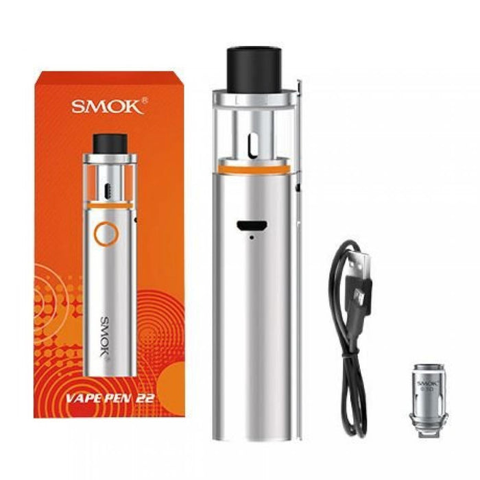 Smok Vape Pen 22 Silver CIGEE.COM Smok Vape Pen 22 Silver CIGEE.COM
