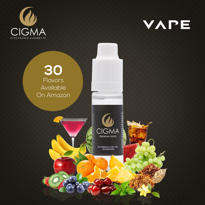 CIGMA 10 X 10ml E-Liquid Berry Pack Berry Mix | 250ml | Berry | Blueberry | Blackberry | Cherry | Grape | New Premium Quality Formula with Only High-Grade Ingredients VG & PG Mix Made For Electronic Cigarette and E Shisha