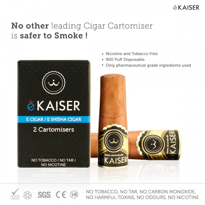 eKaiser e-Cigar Cartomizer - Cherry 0mg x 2 Pack | Cigee