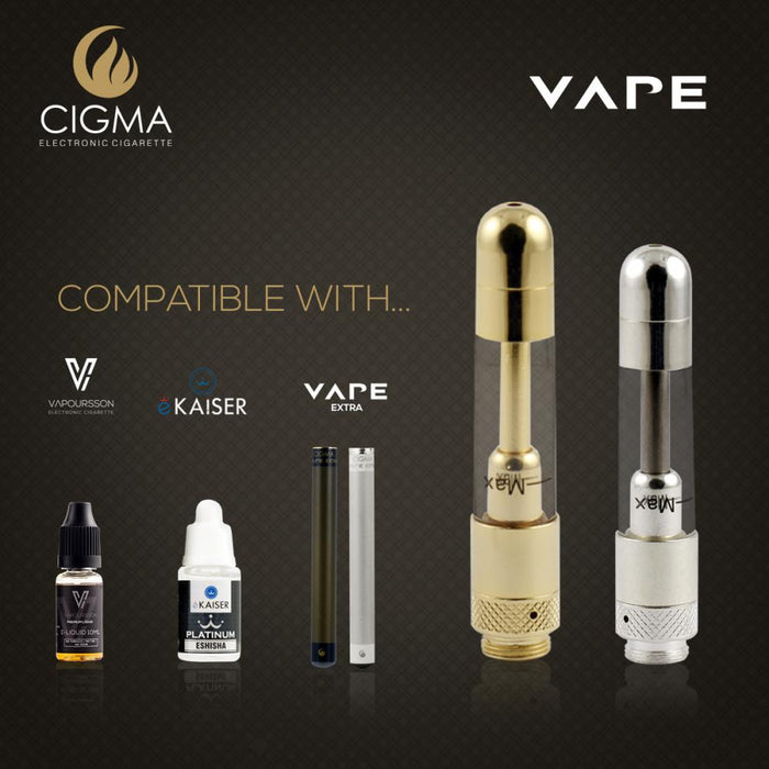 Cigma e-Cigarette Dual Extra - Refillable & Rechargeable Starter Kit | Cigee