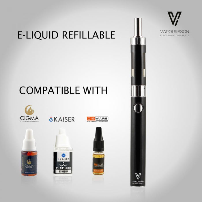Vapoursson Magnet e-Cigarette - Refillable & Rechargeable Starter Kit | Cigee
