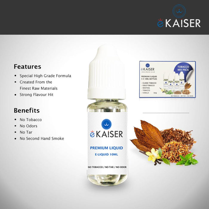 Tobacco Mix Ekaiser 10ml 5 pack