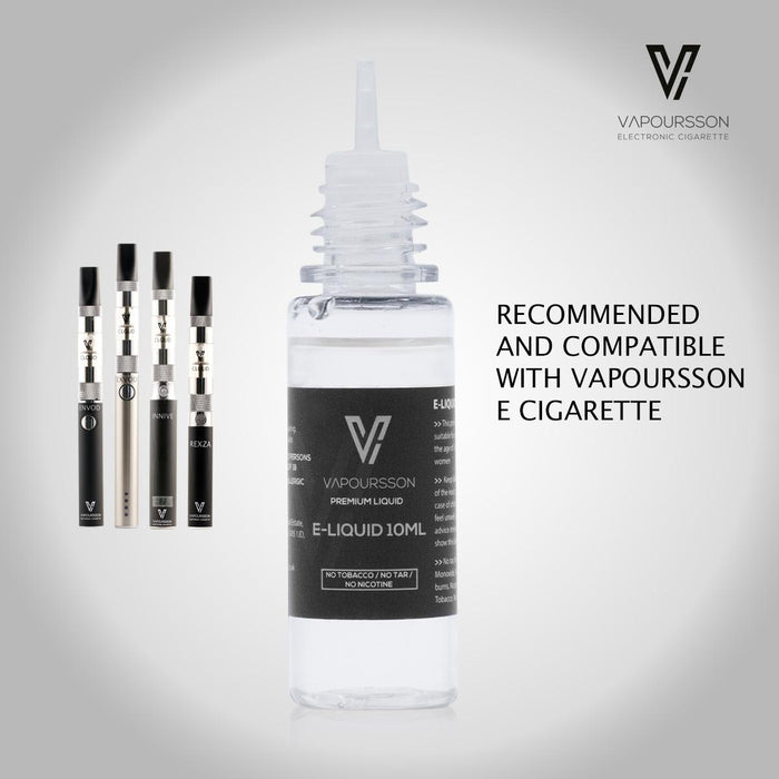 Vapoursson e-Liquid - Classic Tobacco 0mg 10ml Bottle x 2 Pack | Cigee