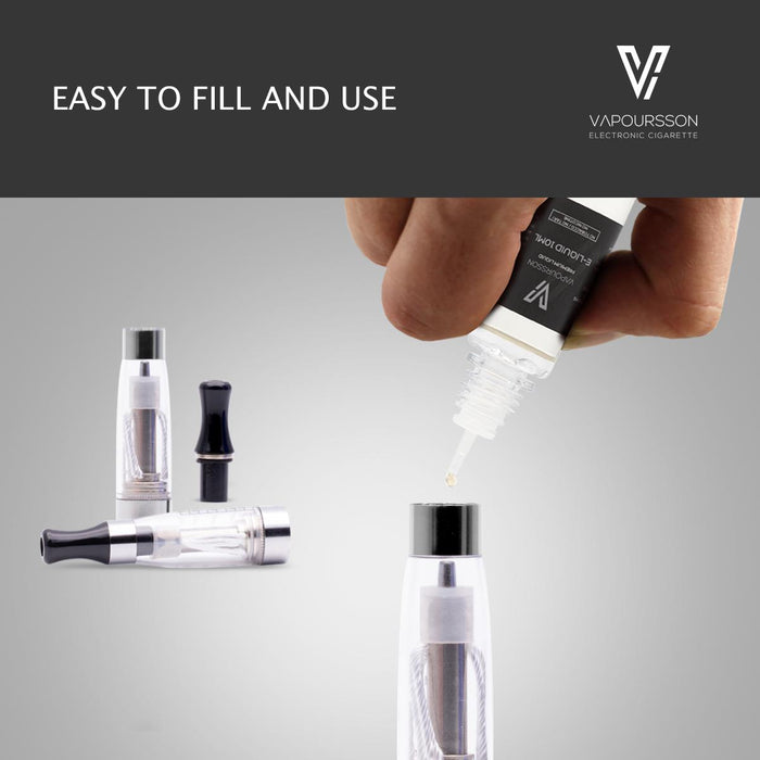 Vapoursson CE4 Clearomizer for e-Cigarettes | 5 Pack | Cigee