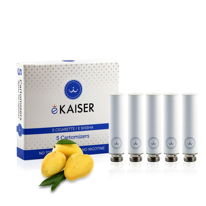 E Shisha E Liquid 5 Pack White Cartomizer Mango Flavour For eKaiser eShisha