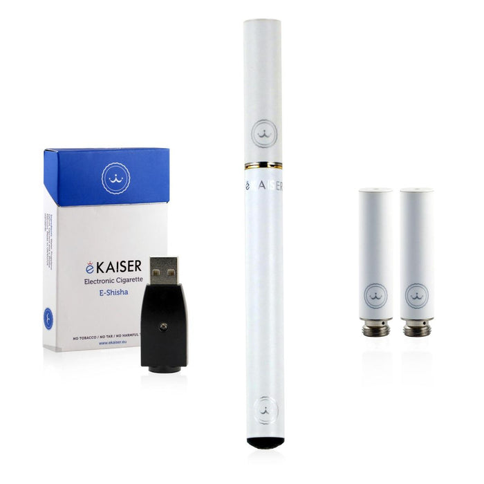 E Shisha Pen Starter Kit eKaiser Rechargeable White Battery E Liquid Eshisha