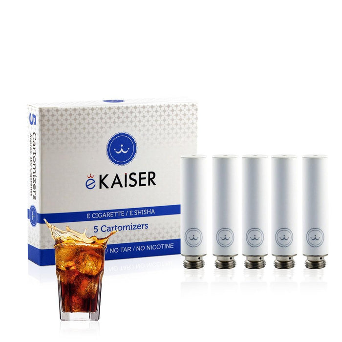 E Shisha E Liquid 5 Pack White Cartomizer Cola Flavour For eKaiser eShisha