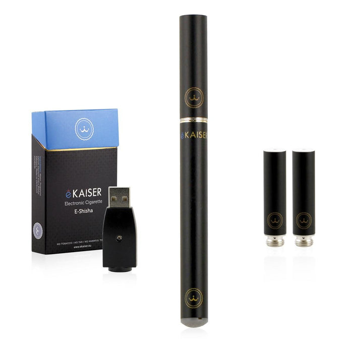 E Shisha Pen Starter Kit eKaiser Rechargeable Black Battery E Liquid Eshisha