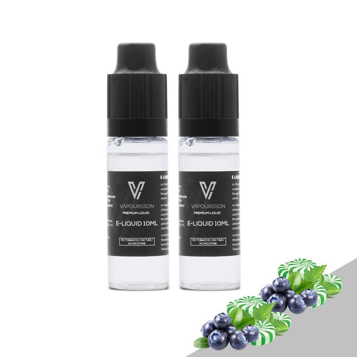 Vapoursson  Blueberry+Menthol  2 Pack  0mg