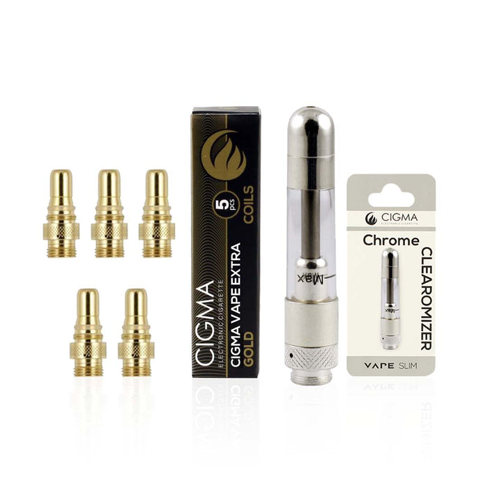 Cigma Vape Clearomizer for Cigma Slim Battery e-Cigarette+Cigma Vape Coils