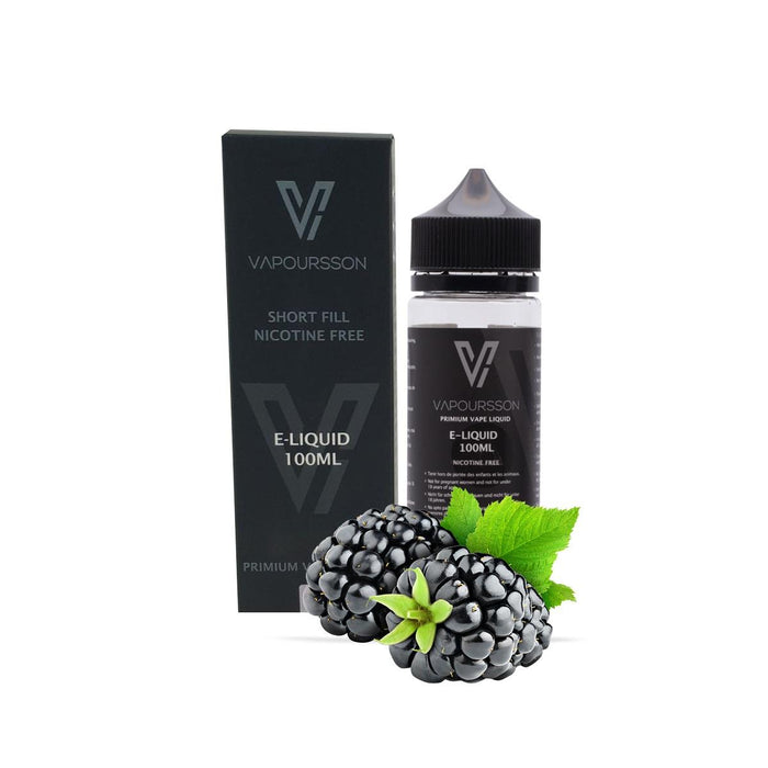 Vapoursson 100ml BlackBerry 0mg E-Liquid Short-Fill Nicotine+Vapoursson V2 Micro 5 X Coils