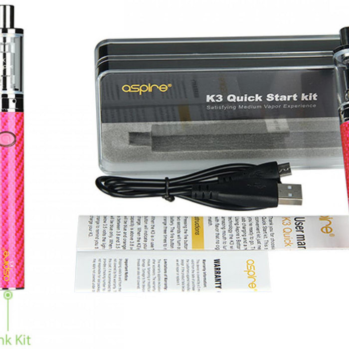 Aspire - K3 + Cigma e-Cigarette Extra White Combo