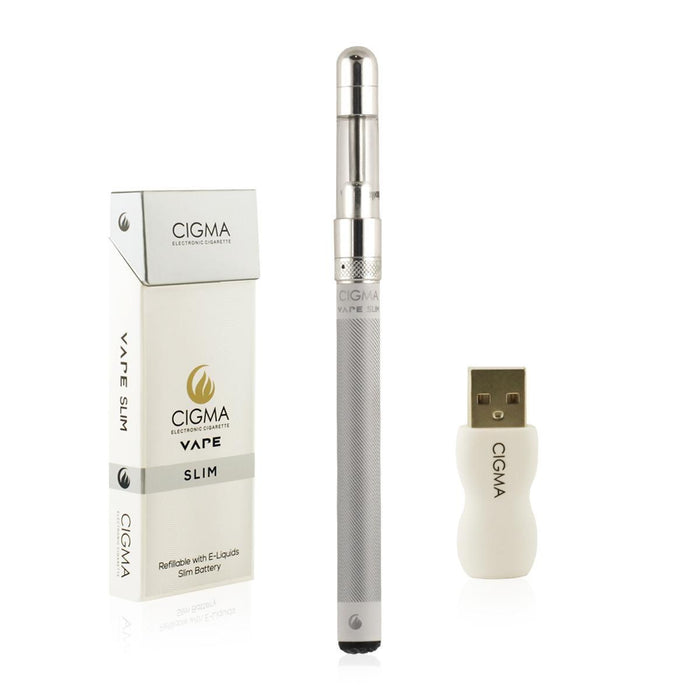 Cigma e-Cigarette Slim White + Fruition Honeydew Melon 100ml +Fruition Royal Sovereign Strawberry 100ml