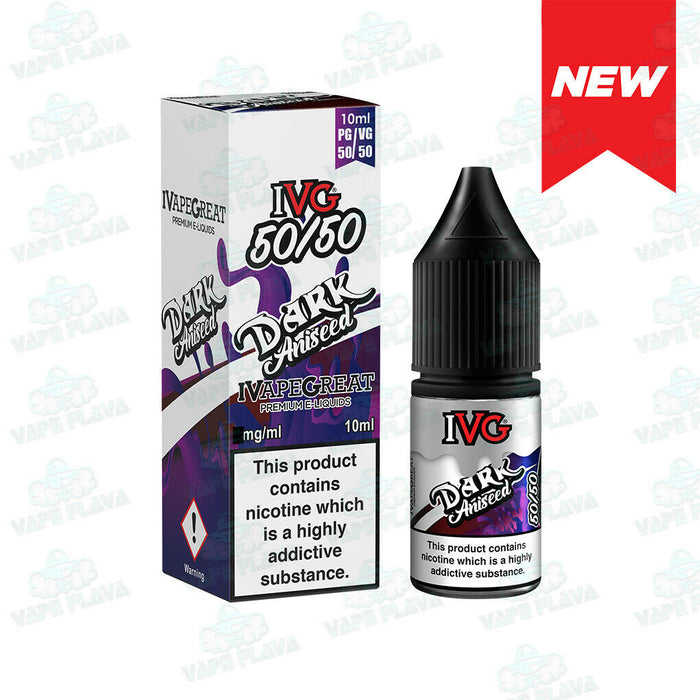 IVG Dark Aniseed 18mg 10ml + IVG Dark Aniseed 6mg 10ml + IVG Dark Aniseed 3mg 10ml
