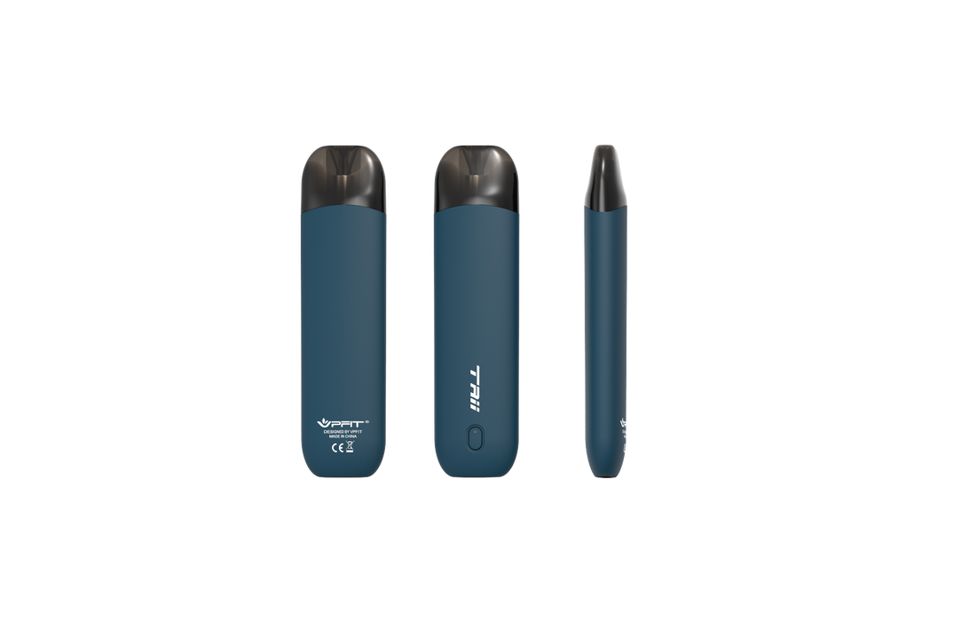 Cigma Slim Pen Pod - Blue + Innokin EQ FLTR Kit Rose Gold