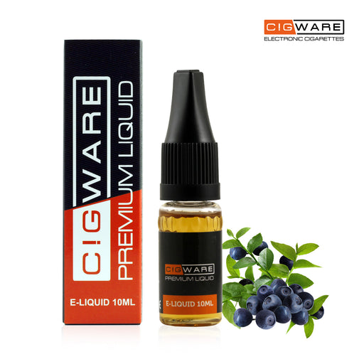 E-liquid, 10ml, 0mg, Blueberry, Cigware