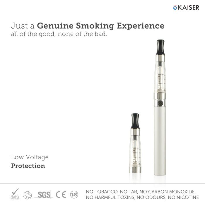 E shisha Rechargeable ePro I Chrome Electronic Cigarette - CIGEE.COM - CIGEE E-Cigarettes