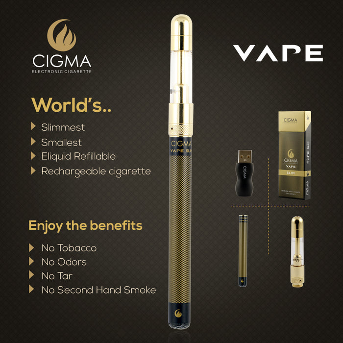 Cigma vape slim black (GERMAN)