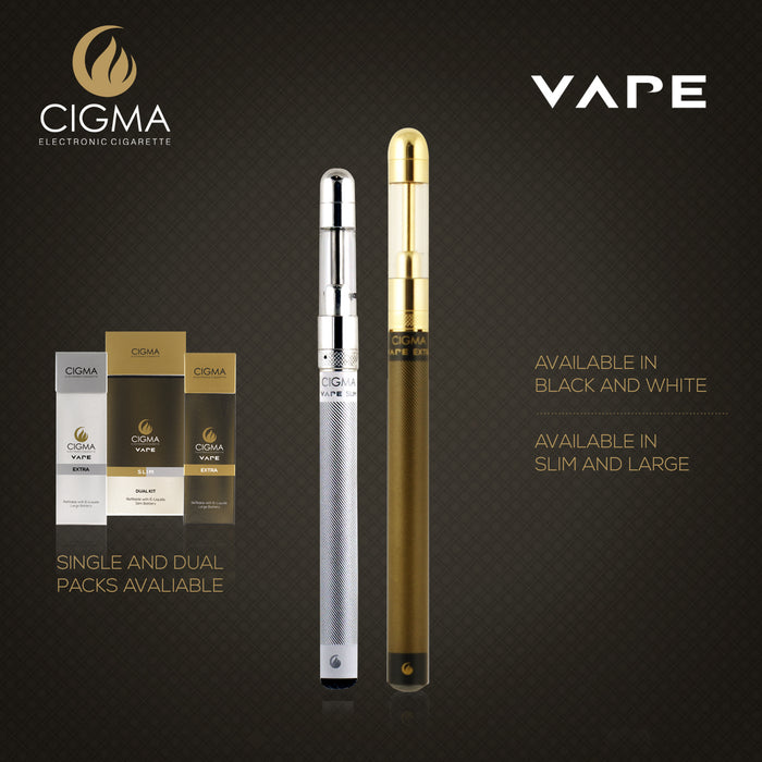 Cigma vape slim black (GERMAN)