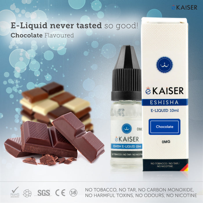 E liquid |Blue eKaiser Range | Chocolate 10ml | Refill For Electronic Cigarette & E Shisha - eKaiser - CIGEE