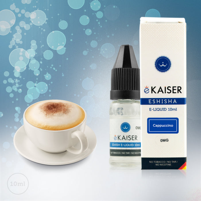 E liquid |Blue eKaiser Range | Cappuccino 10ml | Refill For Electronic Cigarette & E Shisha