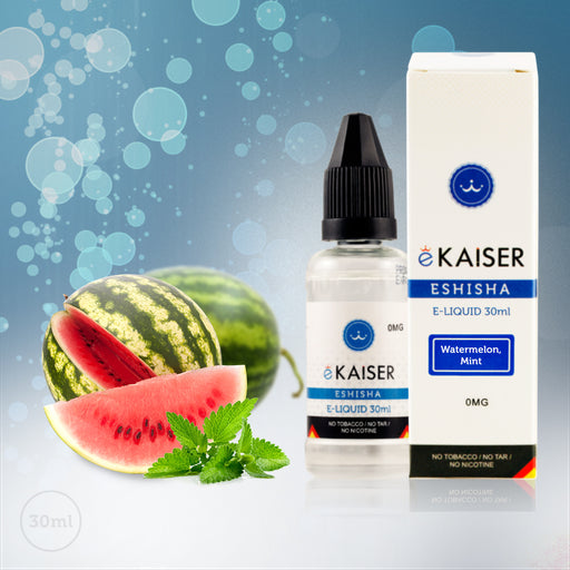 E liquid |Blue eKaiser Range | Watermelon Mint 30ml | Refill For Electronic Cigarette & E Shisha