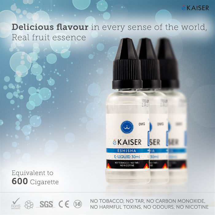 E liquid |Blue eKaiser Range | Watermelon Mint 30ml | Refill For Electronic Cigarette & E Shisha - eKaiser - CIGEE