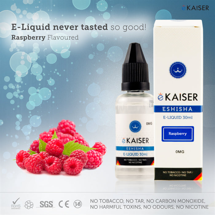 E liquid |Blue eKaiser Range | Rasberry 30ml | Refill For Electronic Cigarette & E Shisha - eKaiser - CIGEE