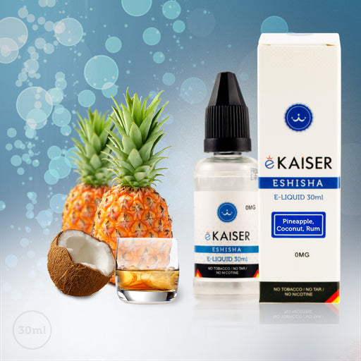 E liquid |Blue eKaiser Range | Pineapple Coconut Rum 30ml | Refill For Electronic Cigarette & E Shisha