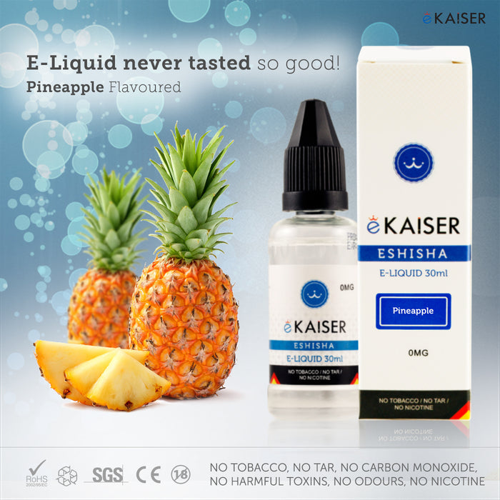 E liquid |Blue eKaiser Range | Pineapple 30ml | Refill For Electronic Cigarette & E Shisha - eKaiser - CIGEE