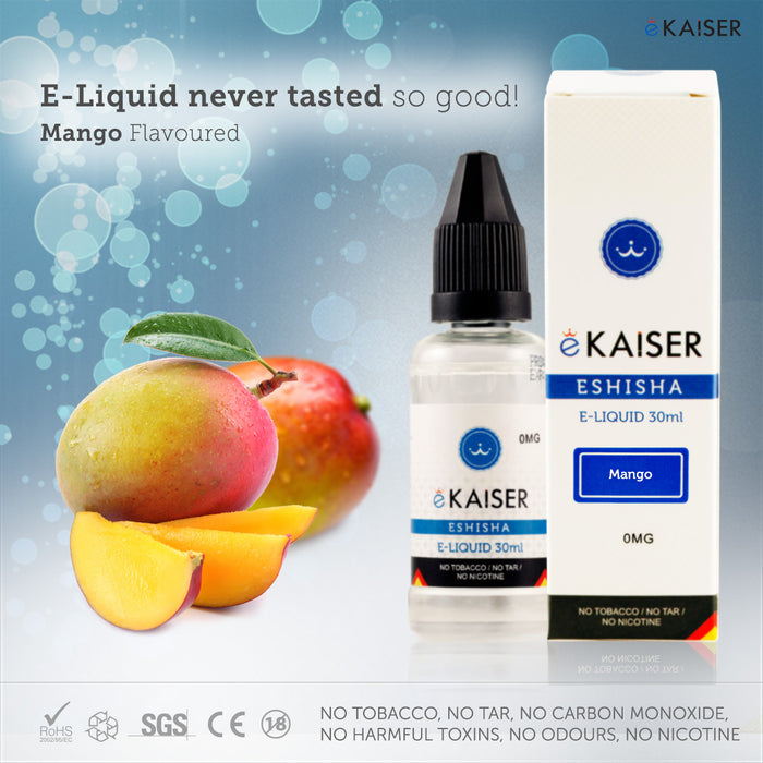 E liquid |Blue eKaiser Range | Mango 30ml | Refill For Electronic Cigarette & E Shisha - eKaiser - CIGEE