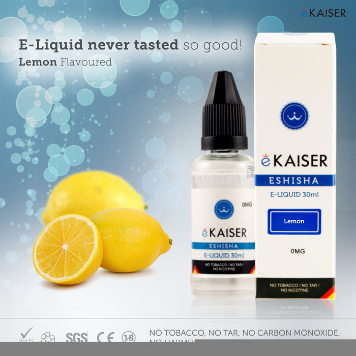 E liquid |Blue eKaiser Range | Lemon 30ml | Refill For Electronic Cigarette & E Shisha - eKaiser - CIGEE