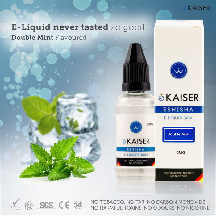 E liquid |Blue eKaiser Range | Double Mint 30ml | Refill For Electronic Cigarette & E Shisha - eKaiser - CIGEE