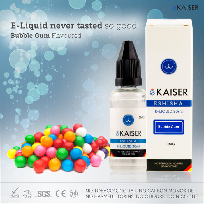 E liquid |Blue eKaiser Range | Bubble Gum 30ml | Refill For Electronic Cigarette & E Shisha - eKaiser - CIGEE